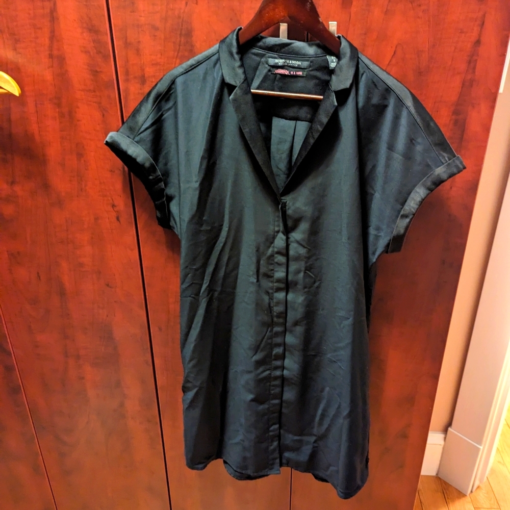 Scotch & Soda Black Shirt Dress